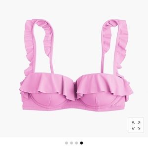 Jcrew Ruffle Underwire Bikini Top